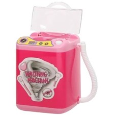   Mini Simulation Electric Washing Machine Play Toy Makeup Brush Cleaner Gift