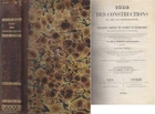 C1 Perrin CODE DES CONSTRUCTIONS et de la CONTIGUITE 1845 Relie ARCHITECTURE
