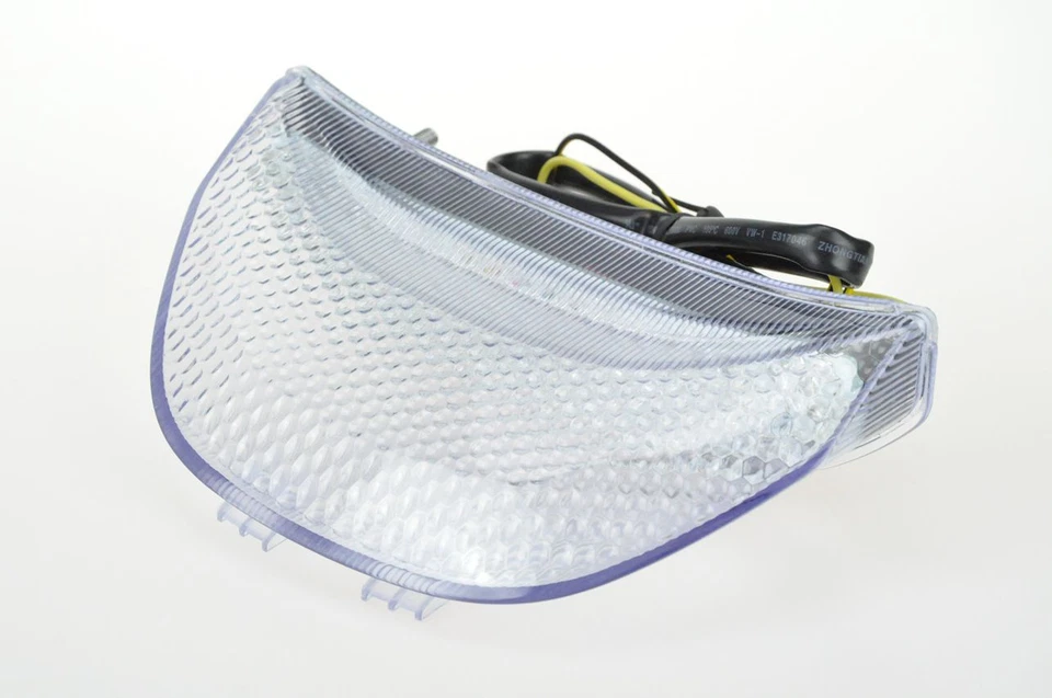 Luz trasera LED señal de giro compatible con Honda 03-06 CBR600RR 04-07 CBR1000RR transparente Foto 2 de 4