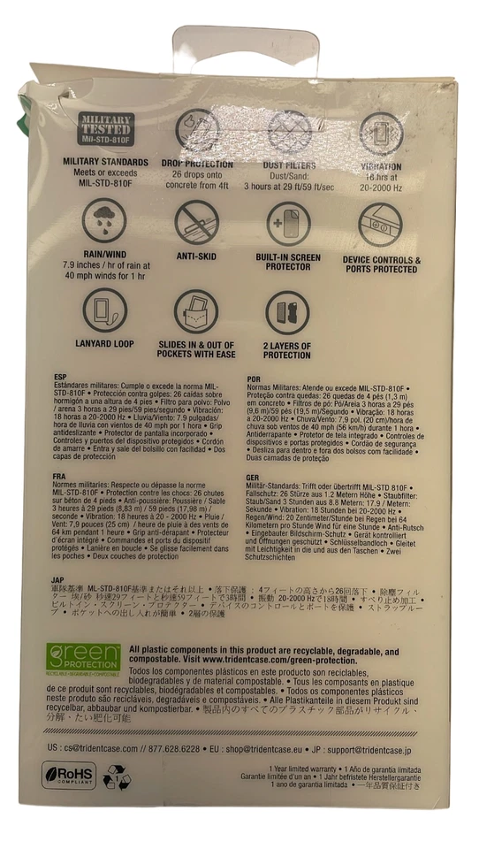 Funda Trident Cyclops Series para Huawei Mate 2, Rosa Foto 3 de 4