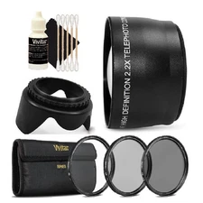 52mm Telephoto Lens Kit for Nikon D810/D5300/D7200 and All Nikon DSLR Camera