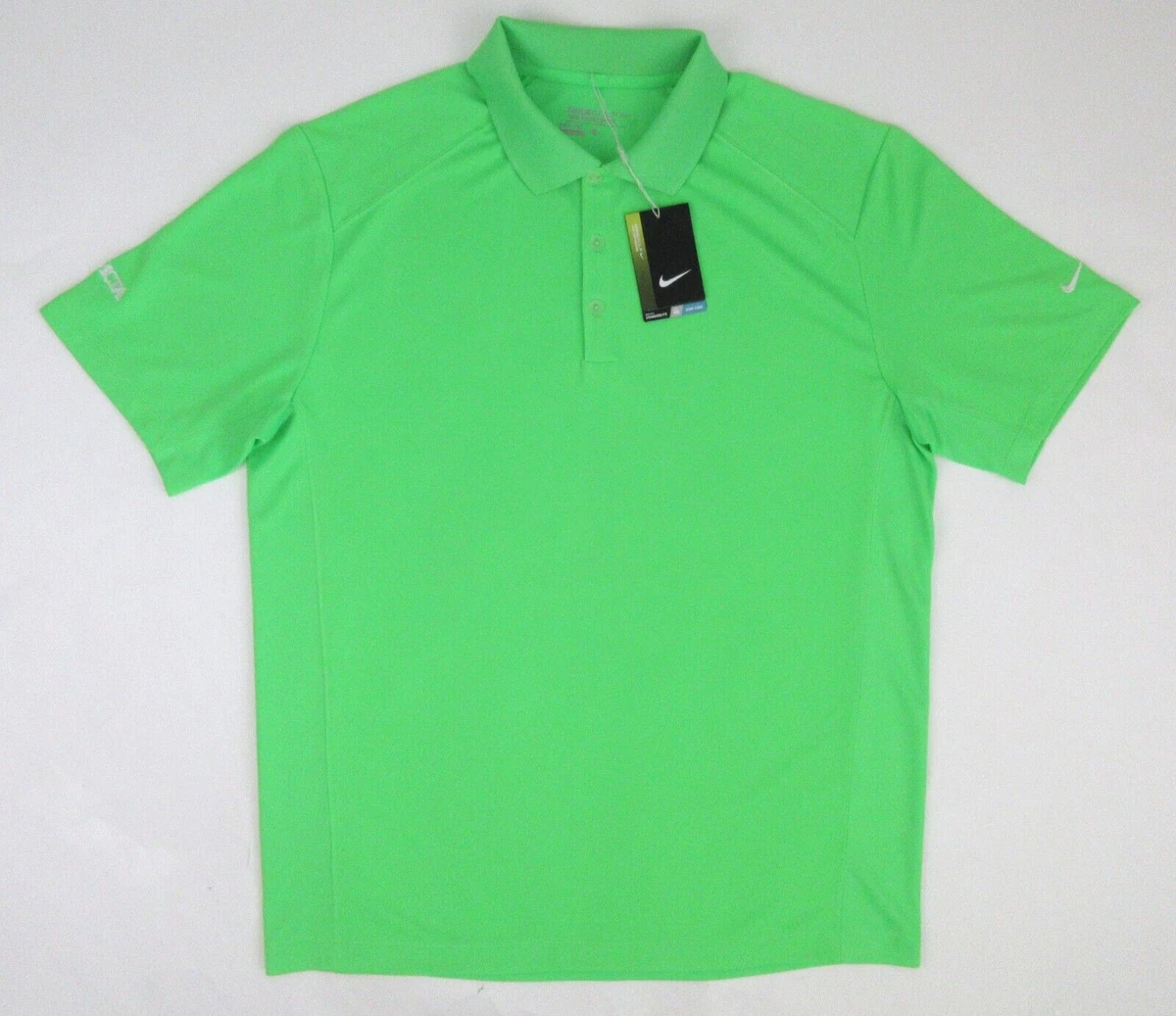 NEW Nike Golf Tour Performance DRI FIT Polo Lime Green Mens Large