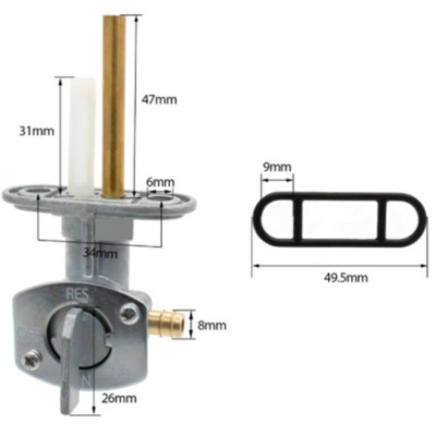 Best Generator Gas For Tank Fuel Switch For Valve Pump Petcock For ON/OFF Fuel Shut O - Foto 5