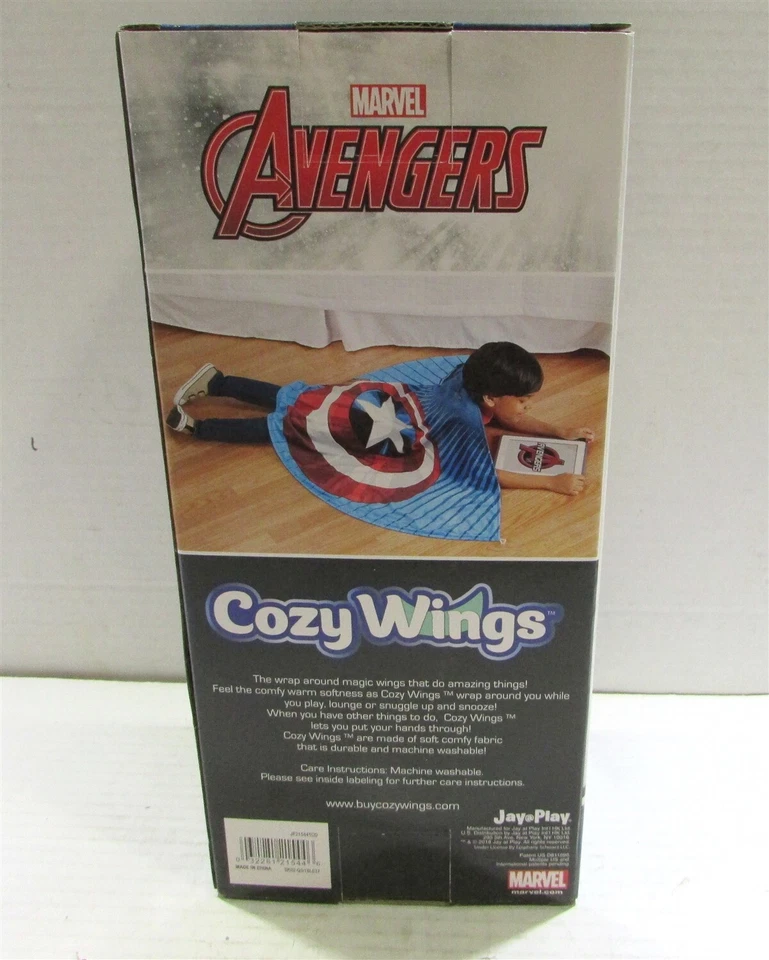Manta de cama Marvel Captain American Twin Cozy Wings - Roja Foto 2 de 3