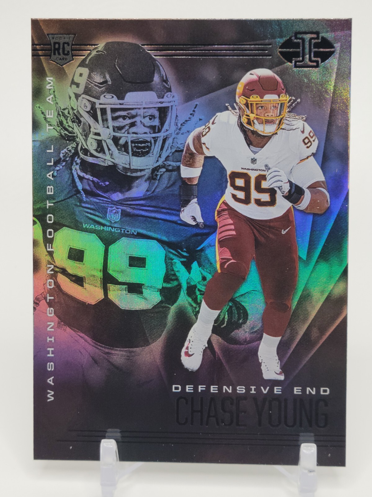 CHASE YOUNG 2020 Panini Illusions #25 RC Rookie Washington Commanders WFT Card