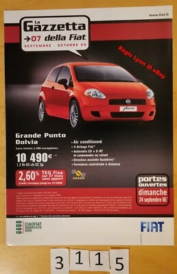 LA GAZZETTA FIAT 10/2006 PUNTO DOBLO PANDA STILO IDEA MULTIPLA CROMA 4X4 4 p Fr - Photo 1/3