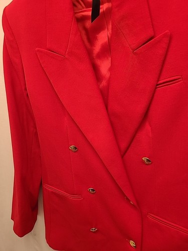 Austin Reed Ladies Red Wool Skirt Suit Size 6 New With Tags - Picture 2 of 6