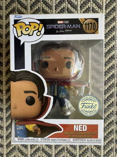 Ned SPIDER-MAN FE 1170 Funko Pop Vinyl New in Mint Box + Protector