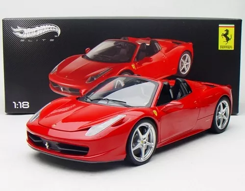 HOTWHEELS FERRARI  ITALIA SPIDER RED ELITE EDITION 1:**Back in Stock!