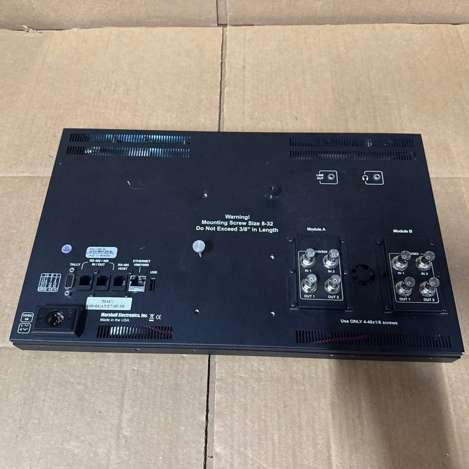 Marshall Electronics Desktop Quad View 17" Native Resolution Monitor, 3G-SDI - Image 3 of 4