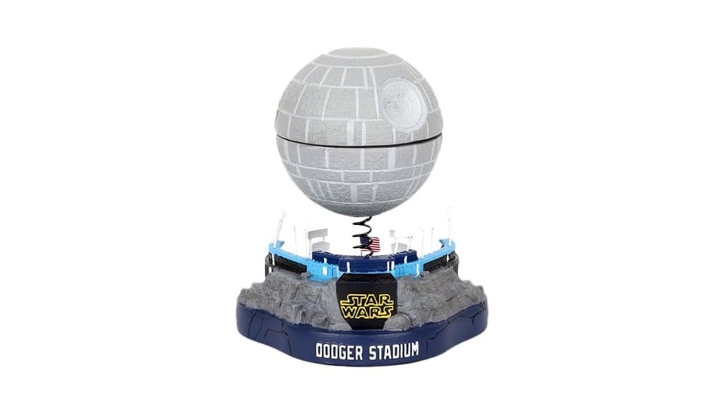 Los Angeles Dodgers 2025 Star Wars Night Death Star Bobblehead 5
