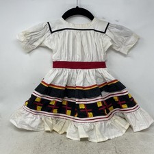 Native American Seminole Miccosukee Patchwork Handmade Little Girl Dress 23 