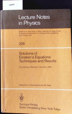 Solutions of Einstein's equations: techniques and results. Proceedings of the In