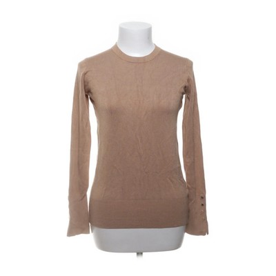 Zara, Strickpullover, Größe: S, Beige, Einfarbig, Feinstrick, Damen #BFd