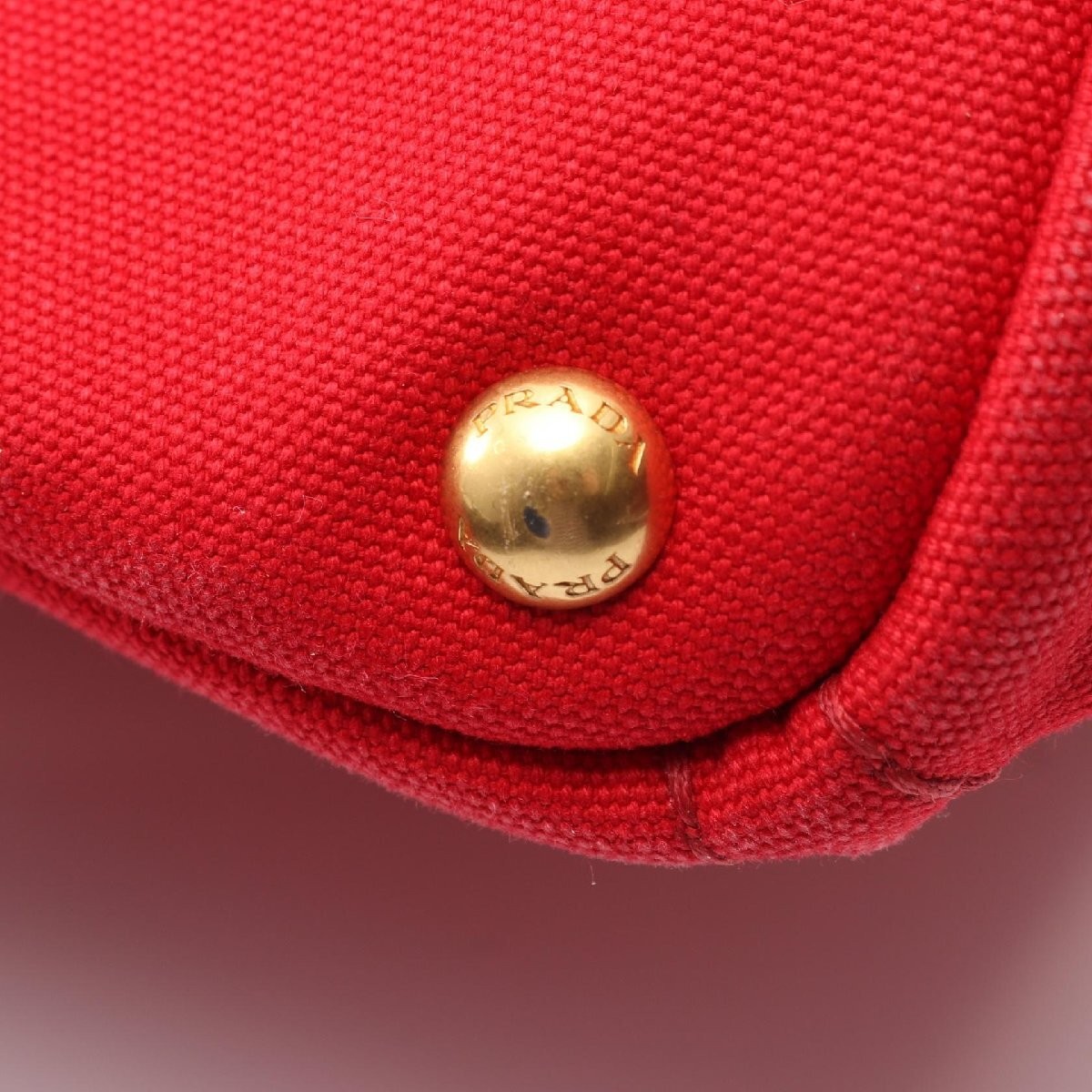 PRADA CANAPA  Canvas Tote Bag Used Ladies from japan thumbnail 6