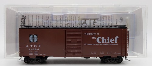 Kadee 4077 HO ATSF Chief 40' PS-1 Single 6' Youngstown Boxcar #31294 EX/Caja | Condition: Used