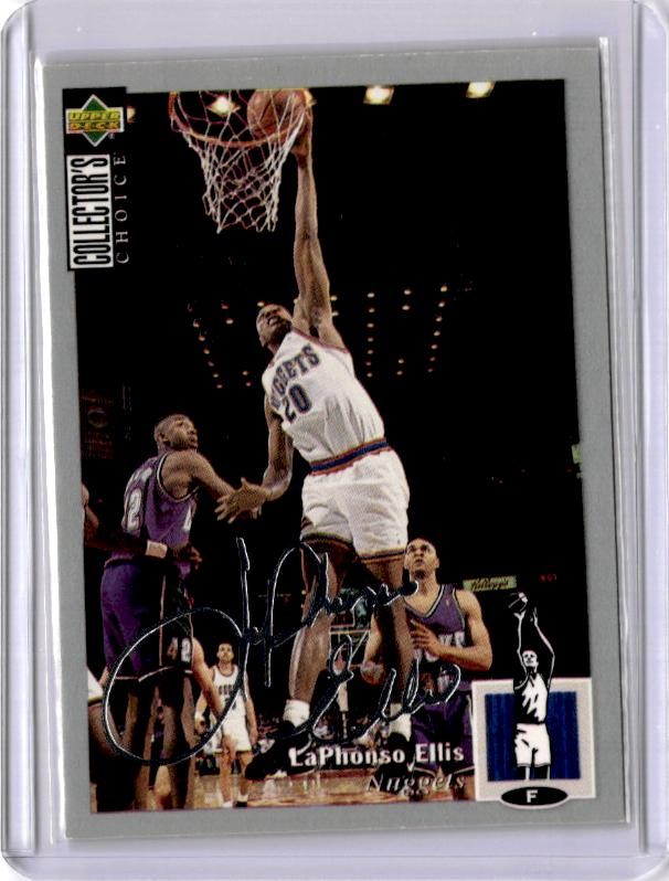 1994-95 Collector's Choice #20 LaPhonso Ellis Silver Signature