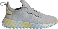 Adidas Kaptir Flow Sneaker Grey/Blue/Yellow Kids Shoe Size 5 Unisex