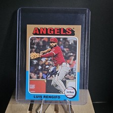 Topps 2024 Heritage High Number Luis Rengifo Mini Card #665 Angels MLB