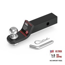 2 Inch Ball Trailer Hitch 2 in Drop Receiver Hitch with 2 Inch Shank  Pin