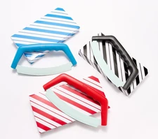 Kuhn Rikon Mezzaluna Knives Set of 3 with Gift Boxes K65497 CLASSIC NEW