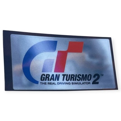 Gran Turismo 2 PS1 Memory Card Sticker PlayStation 1 Racing Sim Promo