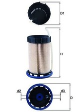 Kraftstofffilter MAHLE KX 492 Filtereinsatz für 5G1 GOLF BE1 VW AUDI A3 CUPRA Q2