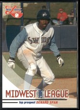 Denard Span 2004 Midwest League Top Prospect Set Card
