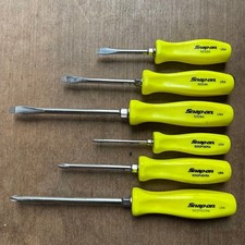 Snap-on Screwdriver set of 6 SDD2A SDD4A SDD6A SDDP3IIRA SDDP421RA SDOP631RA