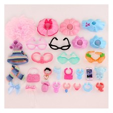 31 pcs Accessories For LPS Pet Toy Bear Skirt Glasses Fixed Accessory Pack Gift