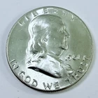 1961 D Franklin Half Dollar 90% Silver MS MINT STATE DETAILS  #8006