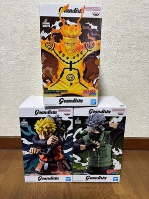 Naruto Grandista Set Naruto Uzumaki Kakashi Unopened Collectible