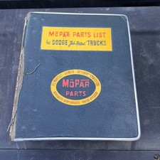 1948-1953 Mopar Parts List For Dodge Trucks B-series Power Wagon Route Van