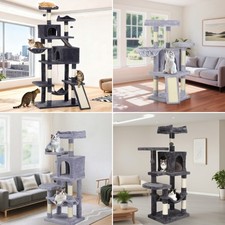 5-Layer Cat Tree Activity Centre Scratching Post For Adult Cats Climbing Tower