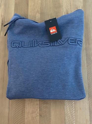 Quiksilver Hoodie, Emboss Gridliner, Vintage Indigo, Men’s XL, NWT - Picture 2 of 6