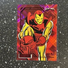 Iron Man 2024 Upper Deck Allegiance Marvel Secret Wars #87 Red Diamonds #/49