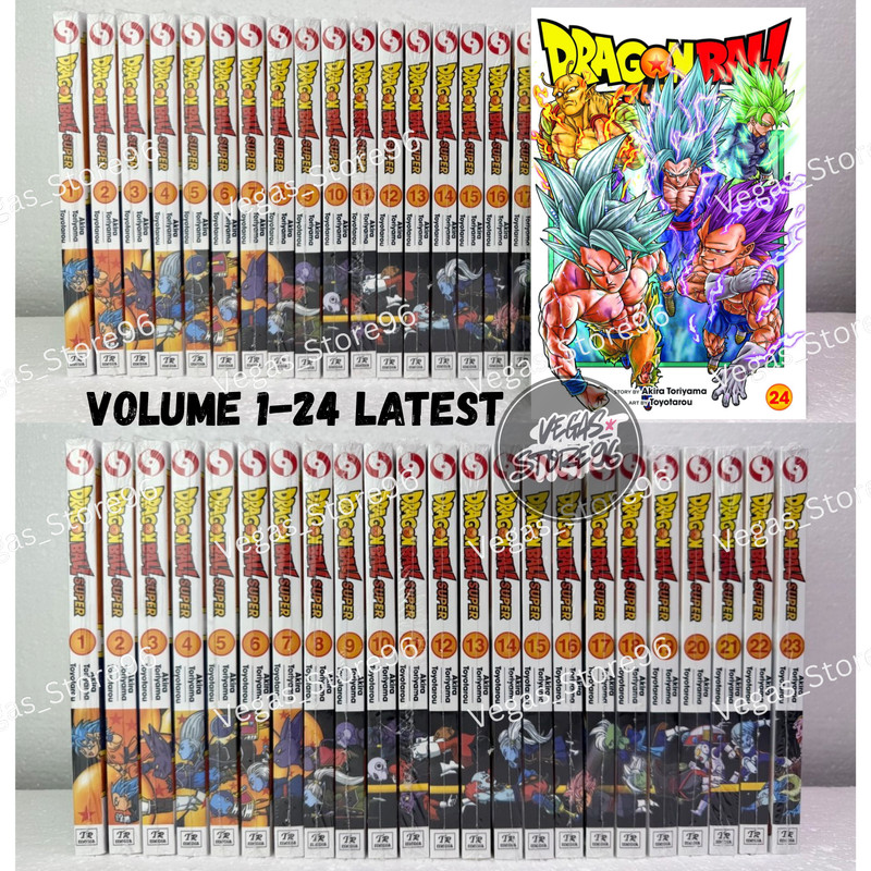 Dragon Ball Super Manga New Vol 1-24 Half/Full Set English Edition FREE SHIPPING