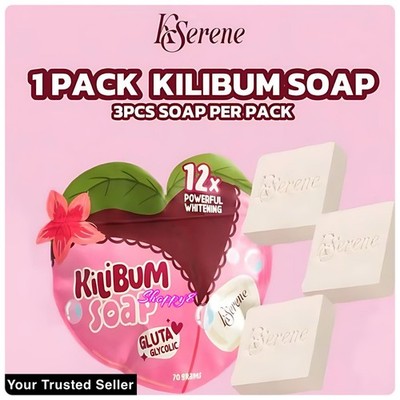 KSerene KiLiBUM Gluta Glycolic Soap 70g x 3 Bars