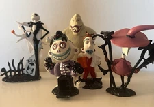 NIGHTMARE BEFORE CHRISTMAS Applause PVC Figure Lot Jack Lock Shock Barrel Boogie