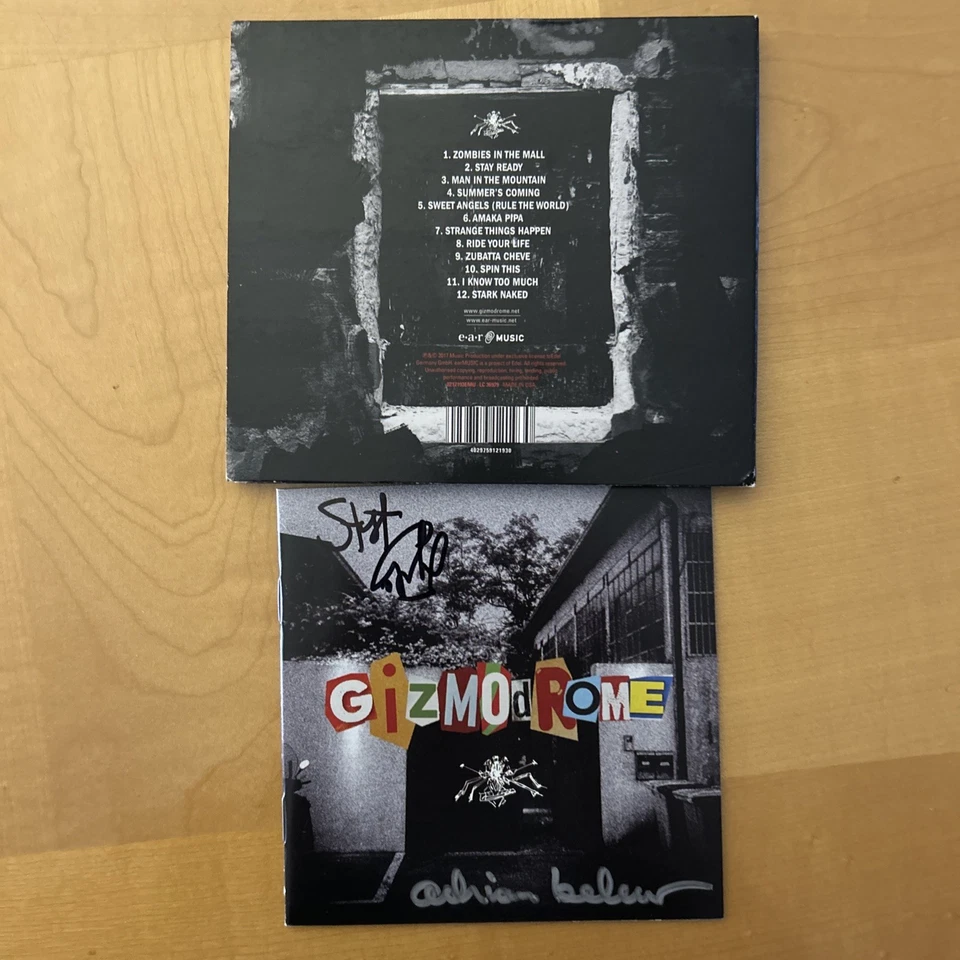 Gizmodrome CD Signed Autographed By Stewart Copeland & Adrian Belew Police Bowie - Image 3 of 4