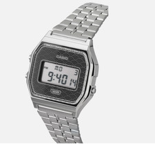 Casio Vintage Grey Dial Digital Stainless Steel Quartz A159WEVJ-7 Unisex Watch