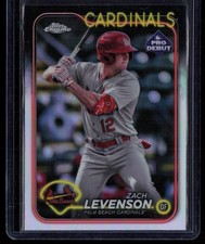 ZACH LEVENSON 2024 TOPPS PRO DEBUT CHROME RC PALM BEACH CARDINALS #PDC-127