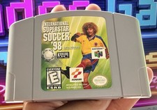 Authentic Genuine OEM International Superstar Soccer 98 Nintendo N64 CLEAN