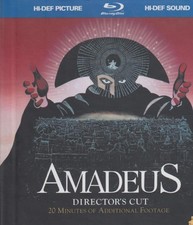 Amadeus Director's Cut 2-Disc Set w/ Book BLU-RAY VIDEO MOVIE MUSIC CD Mozart