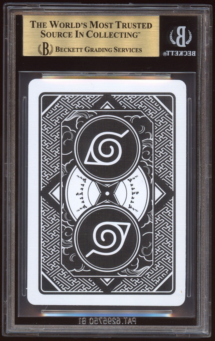 BGS 9.5 SASUKE UCHIHA JACK OF CLUBS 2019 NARUTO SHIPPUDEN BICYCLE