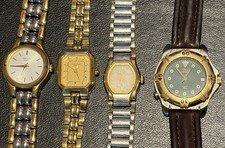 Vintage Watch Lot Of 3 3 Ladies Watches Timex Citizen Pulsar  