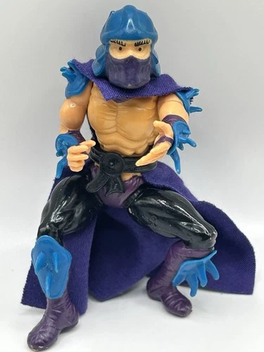 Tmnt Shredder Soft Head No COO Vintage Ninja turtles Figure 1988 Softhead