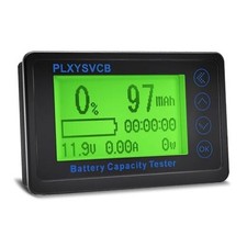 500A Battery Monitor with Shunt, LCD Backlight Screen RV Monitor, High and Low