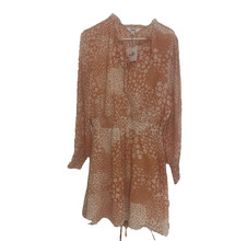 New BB Dakota Steve Madden Floral Long Sleeve Dress Nordstrom 89 Orig Tag Sz XL