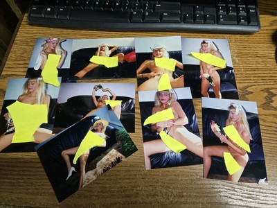 Pretty Lady Pictures 1990's VINTAGE  3.5 X 5''  9 pictures strip tease  $34.99 N